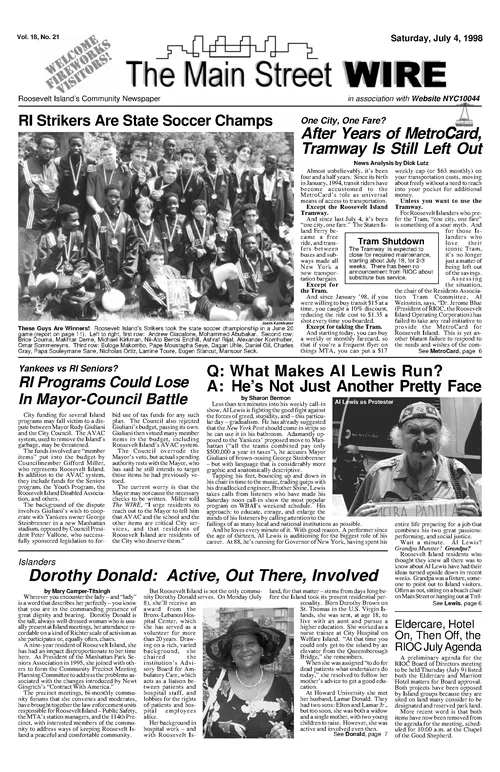 The Main Street WIRE - Volume 18, Issue 21
