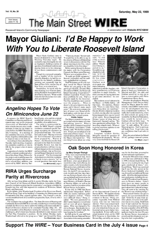 The Main Street WIRE - Volume 19, Issue 20