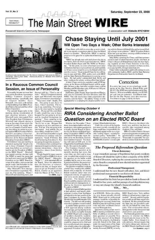 The Main Street WIRE - Volume 21, Issue 02