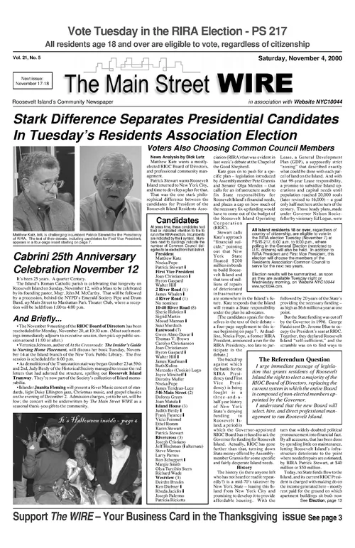 The Main Street WIRE - Volume 21, Issue 05