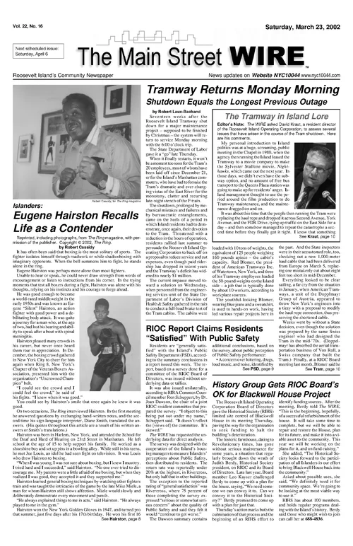 The Main Street WIRE - Volume 22, Issue 16