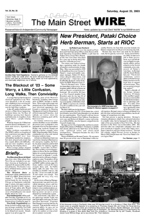 The Main Street WIRE - Volume 23, Issue 22