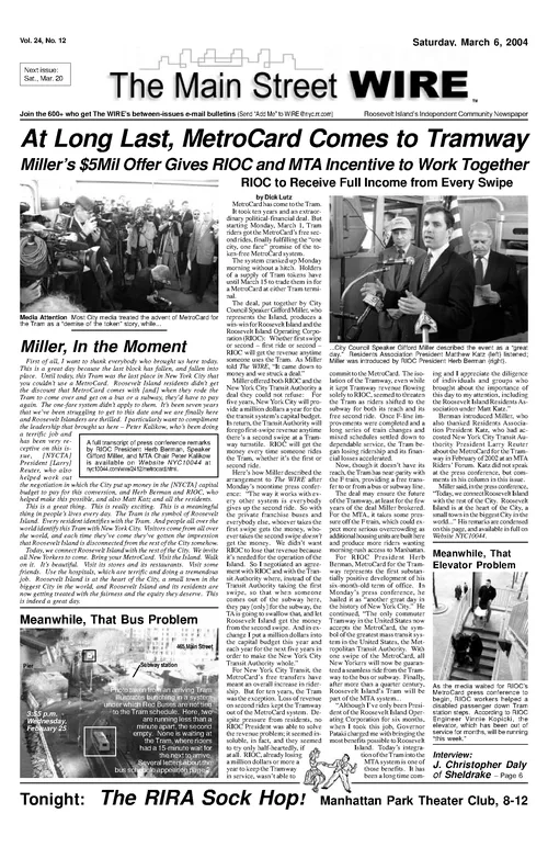 The Main Street WIRE - Volume 24, Issue 12