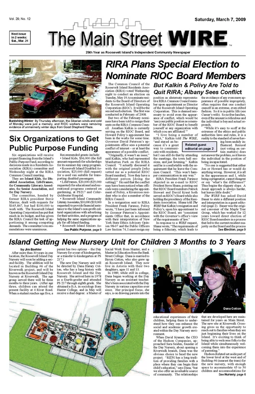 The Main Street WIRE - Volume 29, Issue 12